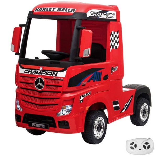 Elektromobilis tralas vaikams Mercedes Benz 24V 4x4 (Raudona)